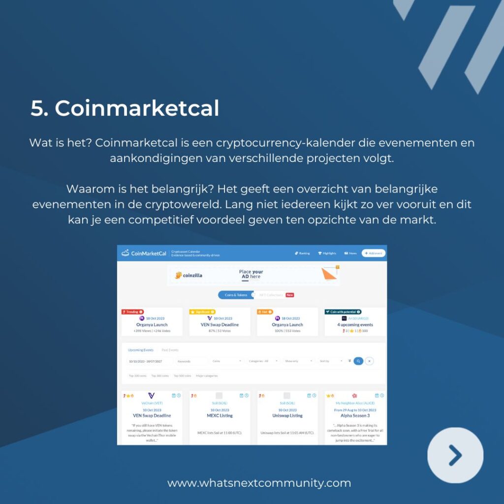 Coinmarketcal